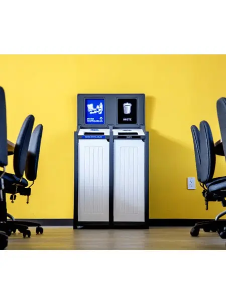 VENTURE Station de recyclage double blanche 46 gal 3.webp