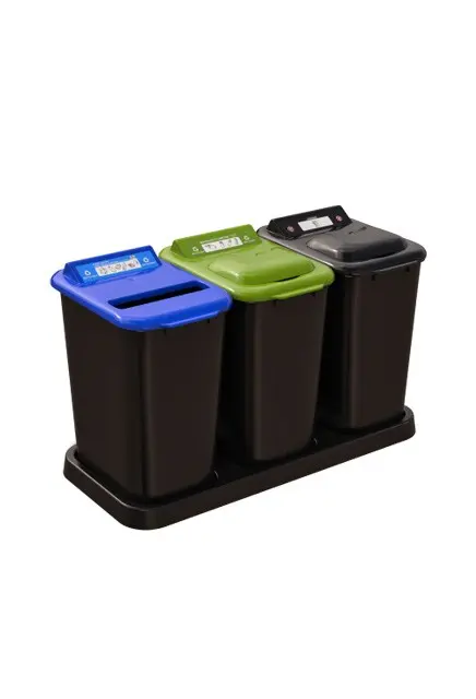 Ilôt de recyclage triple MOBILIA2.webp