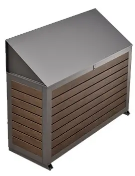 CHARLEVOIX Station de recyclage 3 voies 110L 1.webp