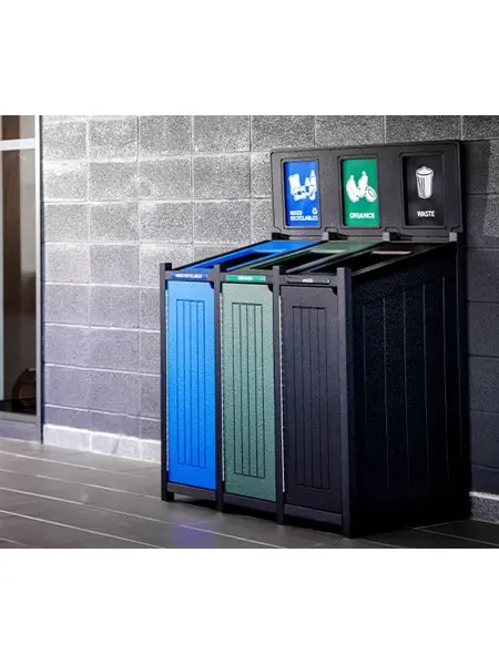 VENTURE Station de recyclage 3 voies personnalisable 69 gal 2.webp