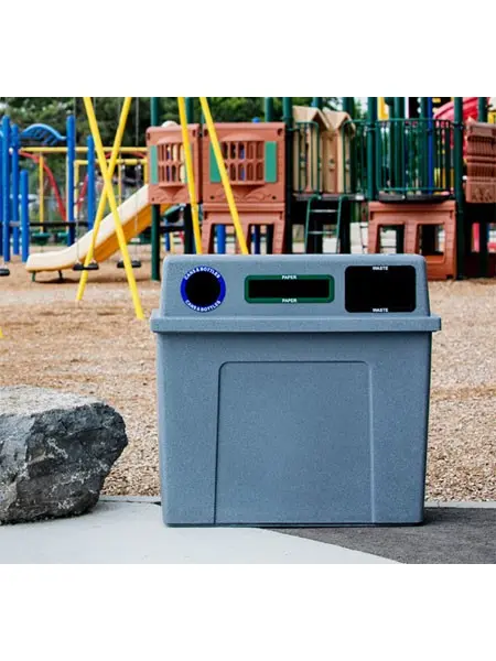 SUPER SORTER Station de recyclage 3 voies 96 gal 4.webp