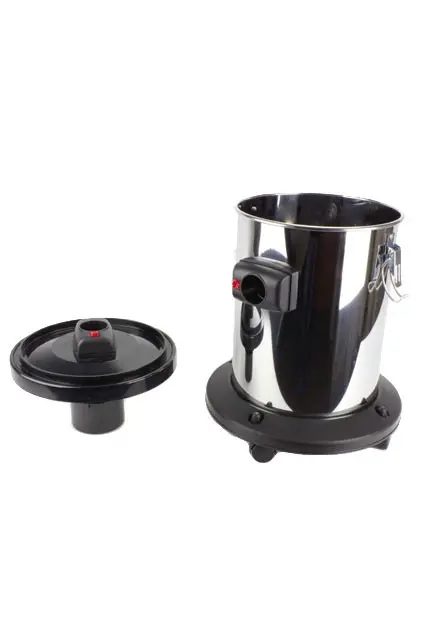 Récuperateur d'eau avec cuve en chrome et roues pivotantes 2.webp