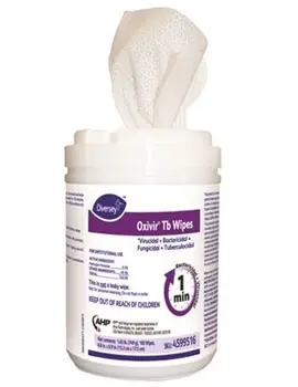 OXIVIR TB Lingettes désinfectantes au peroxyde d'hydrogène jetables2.webp
