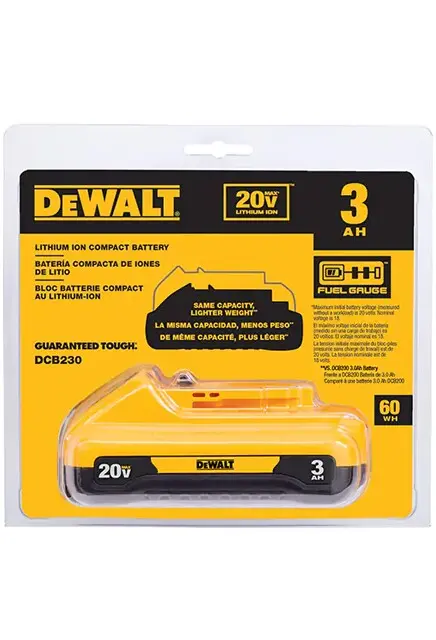 Bloc-piles 20V Max Compact, Lithium-ion, 20 V, 3,0 Ah 2.webp