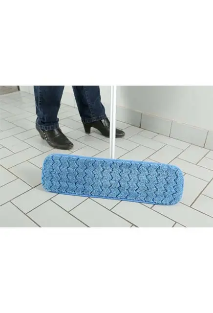 Tampon en microfibre bleu pour nettoyage humide 4.webp
