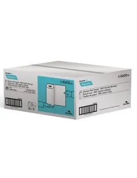 K600 SIGNATURE Essuie-tout en rouleau blanc, 20 x 72 feuilles2.webp