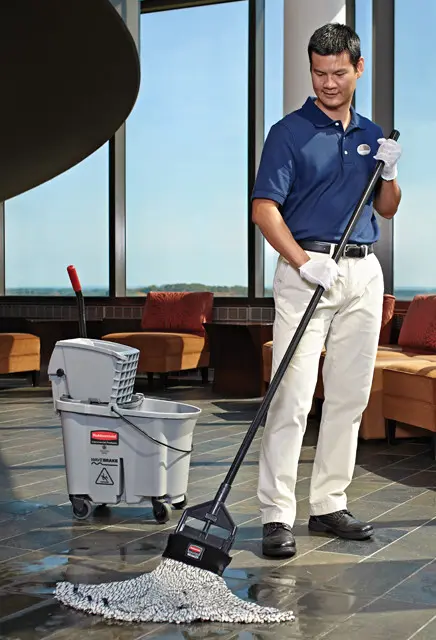 Combo seau essoreuse à pression latérale WaveBrake Exec3.webp