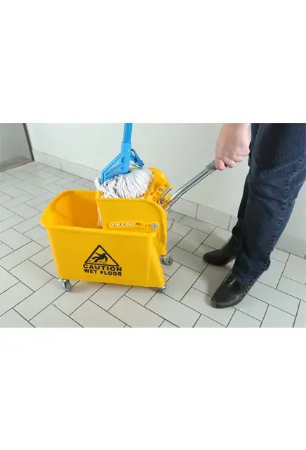 Seau à pression latérale et essoreuse jaune 21 quart 2.webp