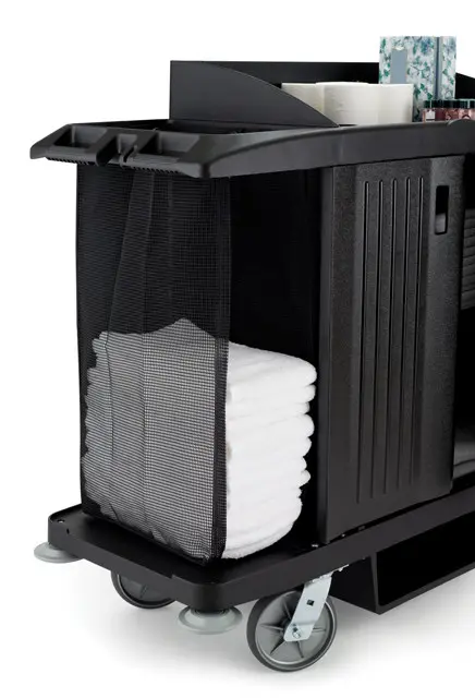 Chariot de ménage et de nettoyage 6189 pour hôtel 2.webp