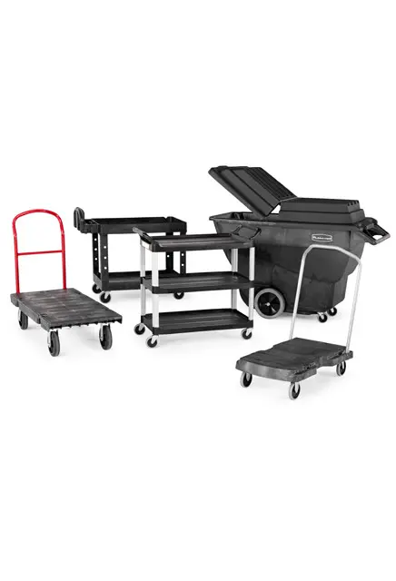 Chariot de service utilitaire 4091 XTRA trois tablettes 4.webp