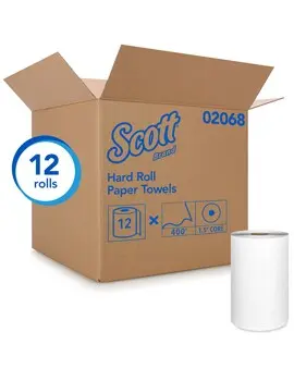 02068 SCOTT ESSENTIAL Essuie-mains en rouleau, 12 x 400'2.webp