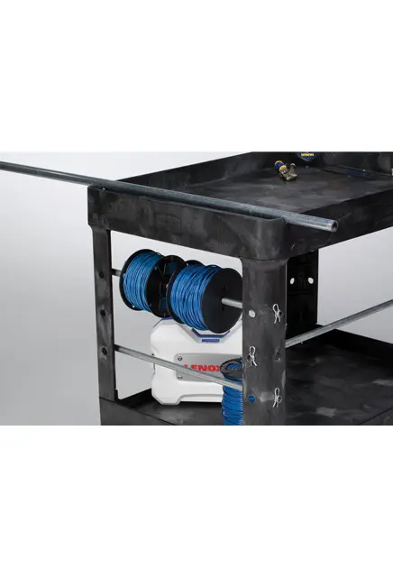 Chariot utilitaire 2 tablettes 4520-88 Rubbermaid 5.webp