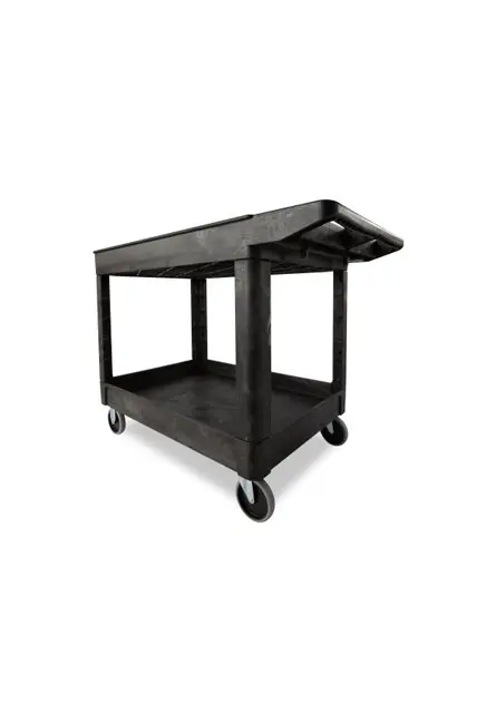 Chariot utilitaire 2 tablettes 4520-89 Rubbermaid 1.webp