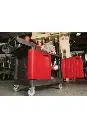 Chariot de travail à tiroirs et portes verrouillables Rubbermaid 4533-88 5.webp