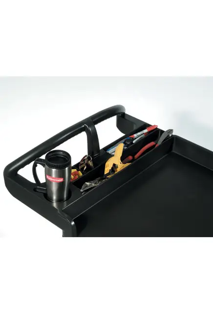 Chariot de travail à tiroirs et portes verrouillables Rubbermaid 4533-88 2.webp