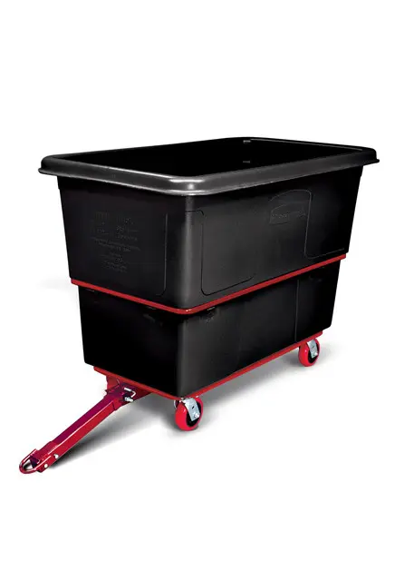 Chariot de buanderie cubique robuste 27 pieds cubes Rubbermaid 4727 1.webp