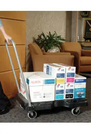 Chariot à plateforme triple Rubbermaid 4400 1.webp