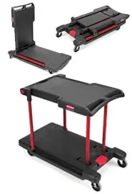 Chariot de manutention convertible pour travaux légers Rubbermaid 4300 1.webp