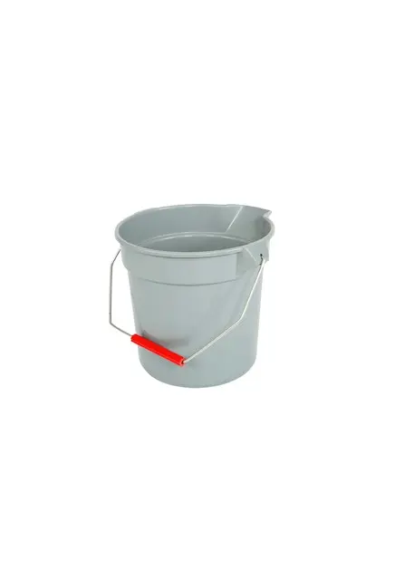 Seau gris avec bec verseur moulé 12,5 L 1.webp