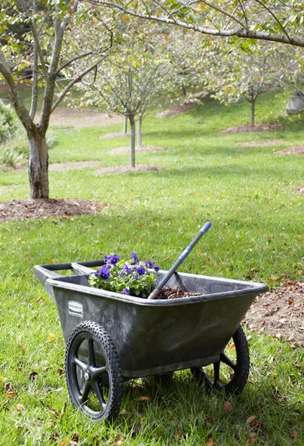 Grosse roue pour brouette Rubbermaid #5642 3.webp