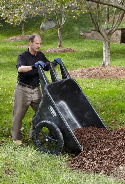 Grosse roue pour brouette Rubbermaid #5642 5.webp