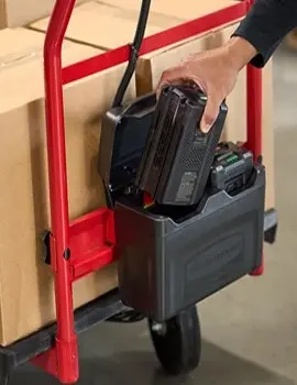 Ensemble de motorisation pour chariot plateforme Rubbermaid 2.webp