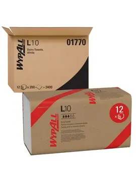 Wypall L10 Chiffons pour travaux légers pliés en 4 1.webp