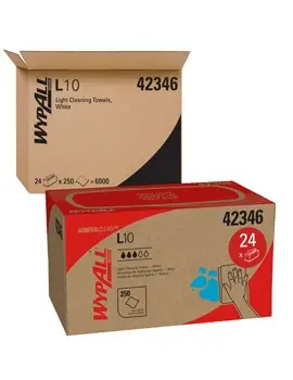 Wypall L10 Chiffons pour travaux léger en boîte pop-up blanc 4.webp