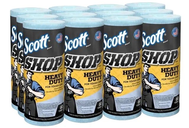 32992 Scott Chiffons d'atelier très résistant en rouleau bleu 2.webp