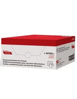 Tuff Job Chiffons pour service alimentaire plié en 4, rouge 1.webp