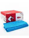 W902 Tuff Job Chiffons pour service alimentaire plié en 4, bleu 1.webp