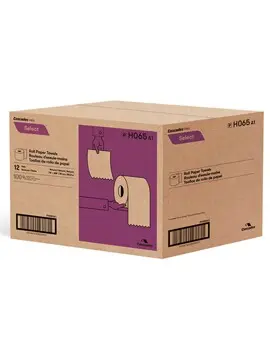 H065 SELECT Papier à mains en rouleau brun, 12 x 600'2.webp