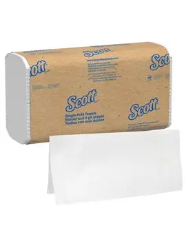 01700 SCOTT Essuie-mains en pli simple blanc, 16 x 250 feuilles2.webp