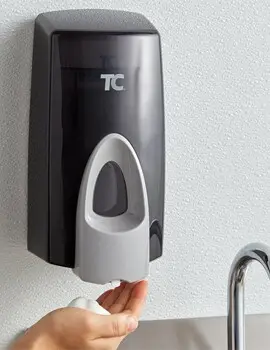 Distributeur manuel de savon à mains en mousse 3.webp