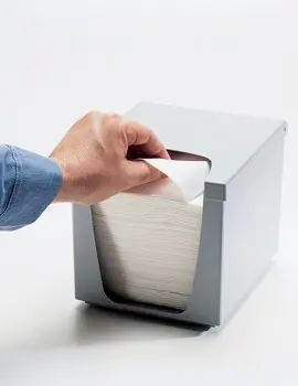 Distributeur de chiffons Wypall pliés en 4 1.webp