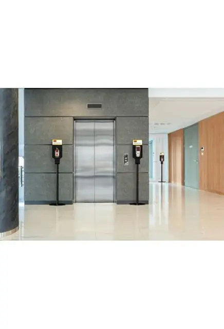 Station de distribution d'assainissant à mains FG750824 4.webp