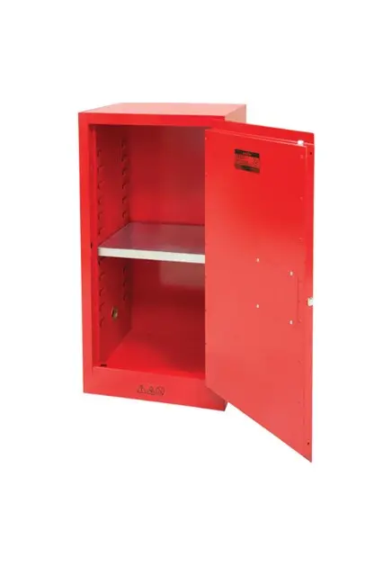 Armoire de rangement pour peintures et encres avec porte manuelle 1.webp