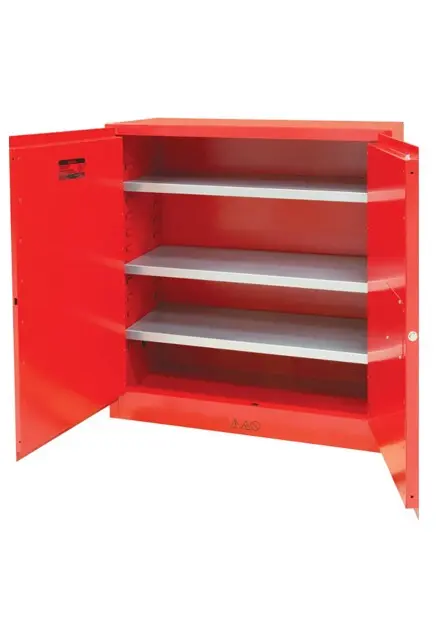 Armoire de rangement pour peintures et encres avec porte manuelle 3.webp