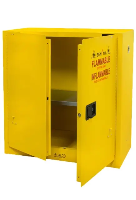 Armoire pour produits inflammables avec porte automatique 2.webp