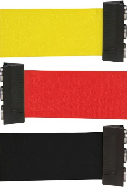 Barrière à fixation murale noir avec ruban magnétique de 12 2.webp