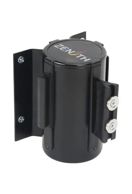 Barrière à fixation murale noir avec ruban magnétique de 7 1.webp