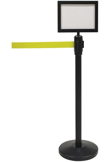 Cadre d'enseigne horizontal pour poteau de barrière 1.webp