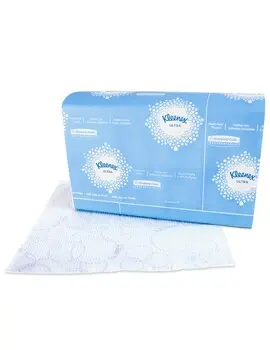 46321 KLEENEX Essuie-mains plis multiples blanc 16 x 150 feuilles2.webp