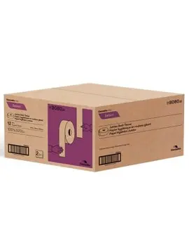 B080 SELECT Papier de toilette jumbo, 2 plis, 12 x 500'2.webp