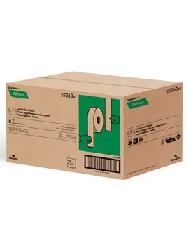 T260 TANDEM PERFORM Papier de toilette jumbo, 2 plis, 6 x 1400'3.webp