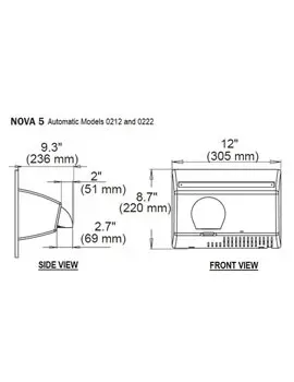 Nova 5 Séchoir à mains et à cheveux automatique 1.webp