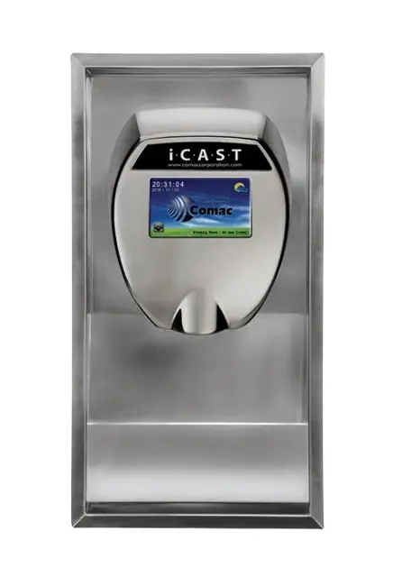 Kit mural d'encastrement en acier inoxydable pour modèles Blast et ONE 1.webp