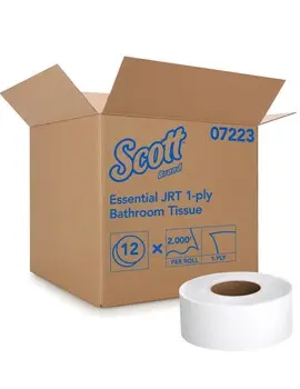 07223 SCOTT ESSENTIAL Papier hygiénique jumbo, 1 pli, 12 x 2000'2.webp