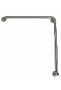 Barre d'appui en acier inox 30 x 40, 1-14 de diamètre 1.webp