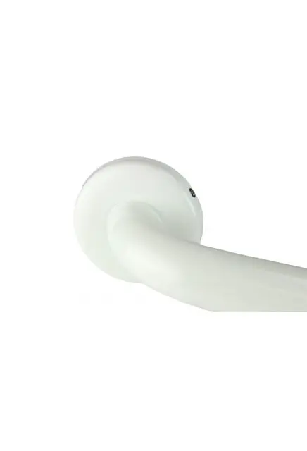 Barre d’appui en acier inoxydable 1001-W, fini époxy blanc 2.webp